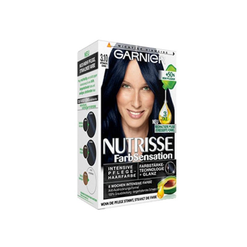 Garnier Nutrisse Farb Sensation, Mitternachtsschwarz 3.10