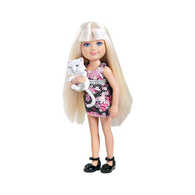 Barbie Chelsea mit Katze