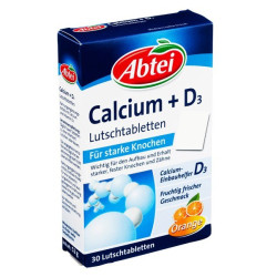 Abtei Calcium + D3 Lutschtabletten