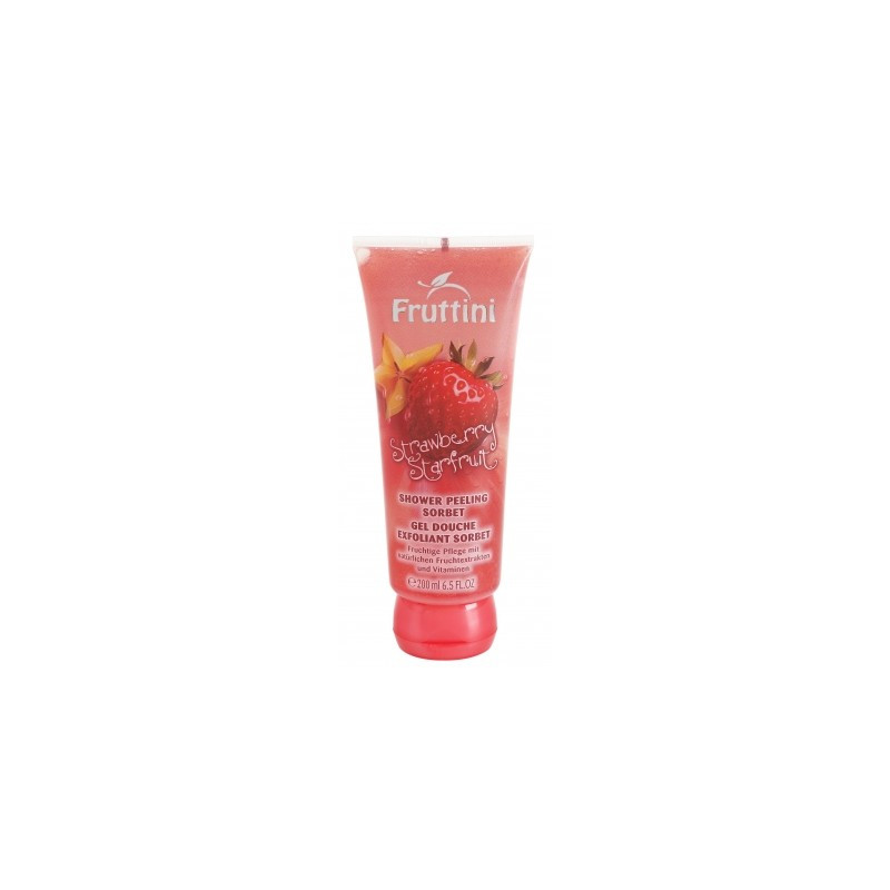 Fruttini Shower Peeling Sorbet: Strawberry/Starfruit