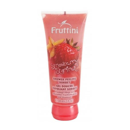 Fruttini Shower Peeling Sorbet: Strawberry/Starfruit