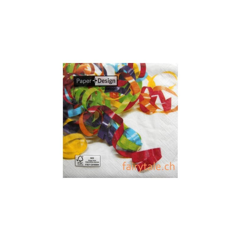 Paper Design Servietten: colorful party