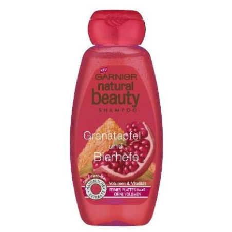 Garnier Natural Beauty Shampoo: Granatapfel und Bierhefe