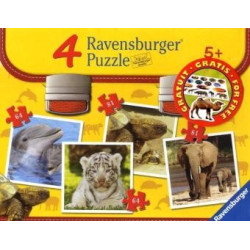 Ravensburger Puzzle-Set Wilde Tierkinder