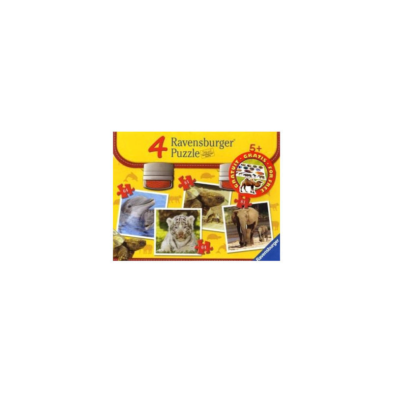 Ravensburger Puzzle-Set Wilde Tierkinder