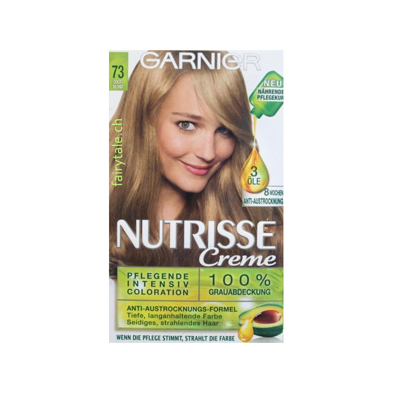 Garnier Nutrisse Creme (Intensiv Coloration), Goldblond, Nr. 73