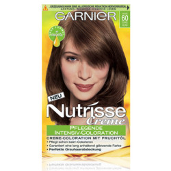 Garnier Nutrisse Creme (Intensiv Coloration), Dunkelblond (Karamell), Nr. 60
