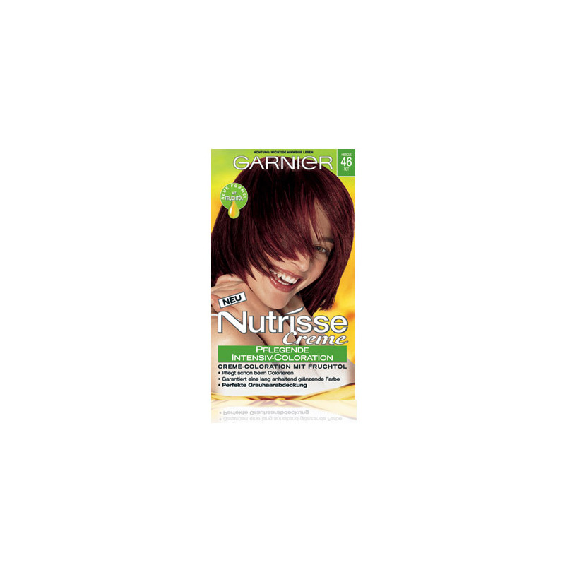 Garnier Nutrisse Creme (Intensive Coloration), Strahlendes Tiefrot (46)