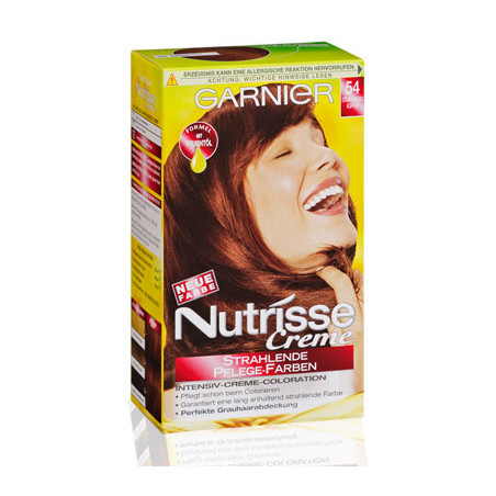 Garnier Nutrisse Creme (Intensiv Coloration), Strahlendes Kupfer (54)