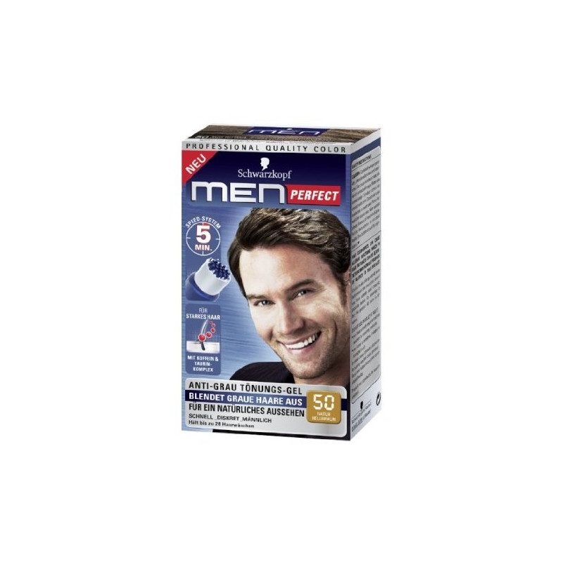 Schwarzkopf Men Perfect: 50 Natur Hellbraun