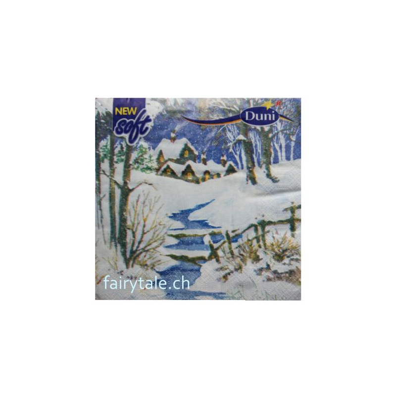 Duni Servietten: Winterlandschaft