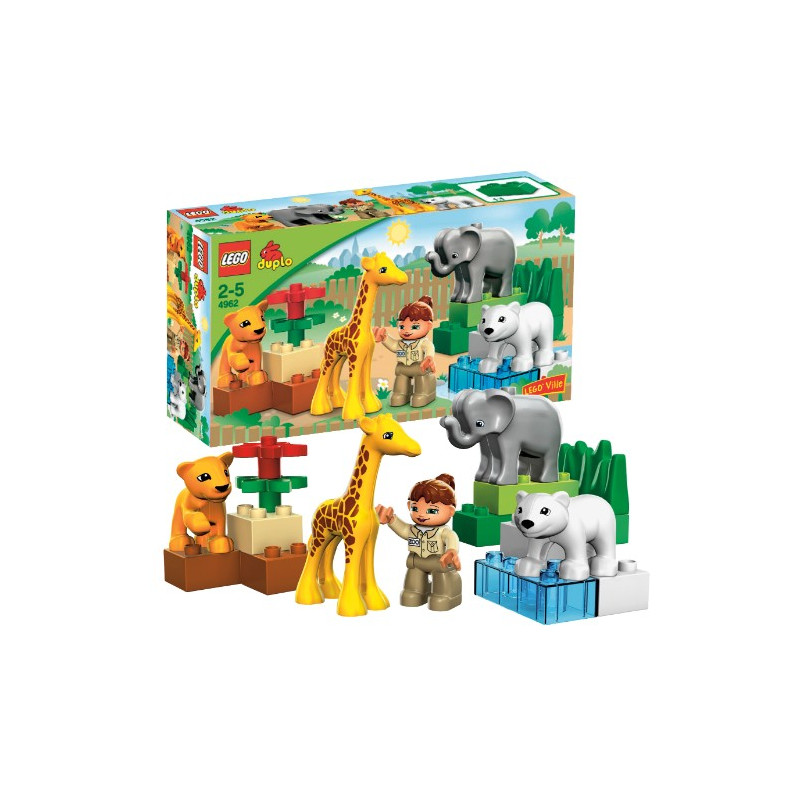 Duplo Tierbabys im Zoo