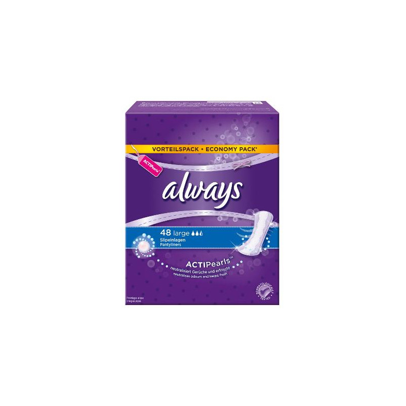 Always Actipearls Slipeinlagen, large